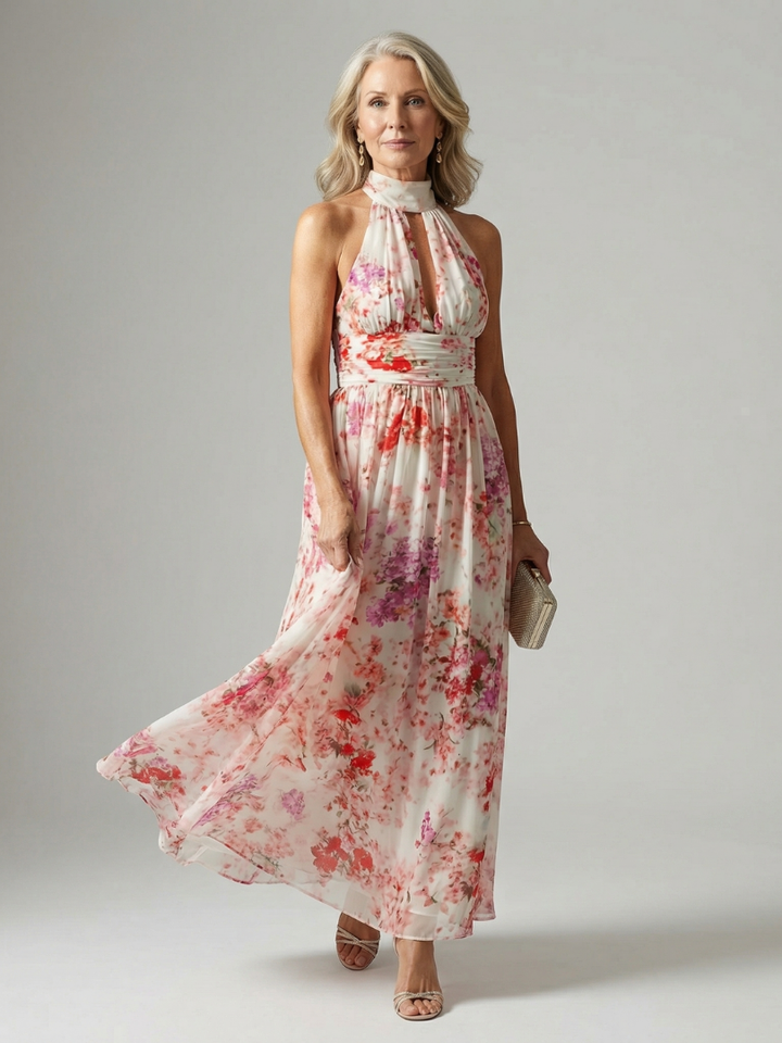 Cassandra | Robe Maxi Florale Élégante