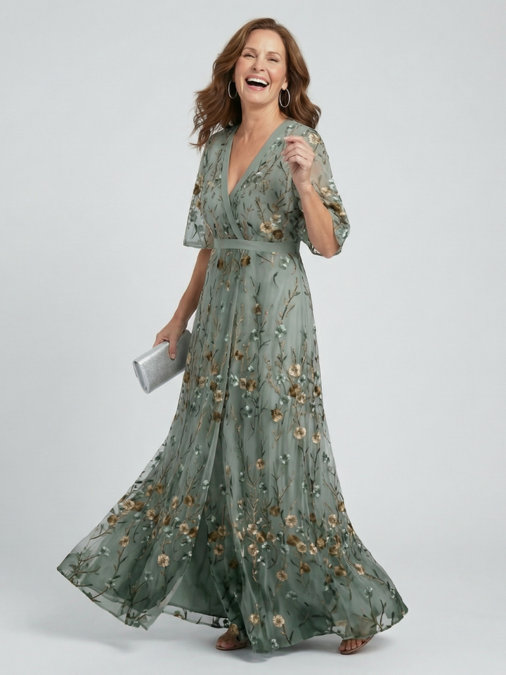 Marlowe | Robe Maxi Fluide à Fleurs