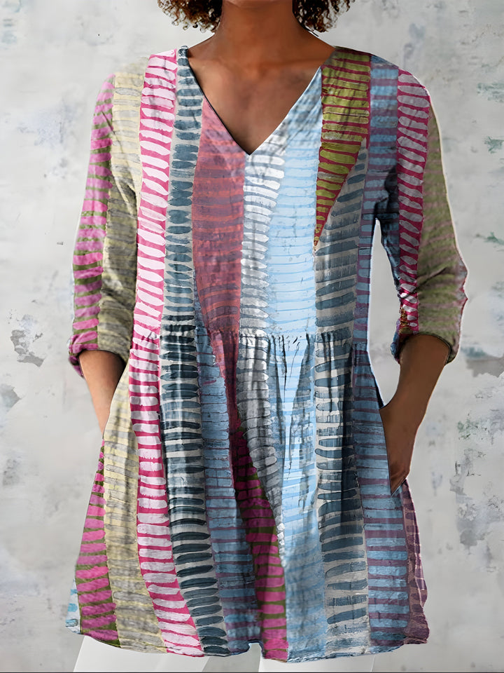 Margo | Blouse Longue avec Décolleté en V