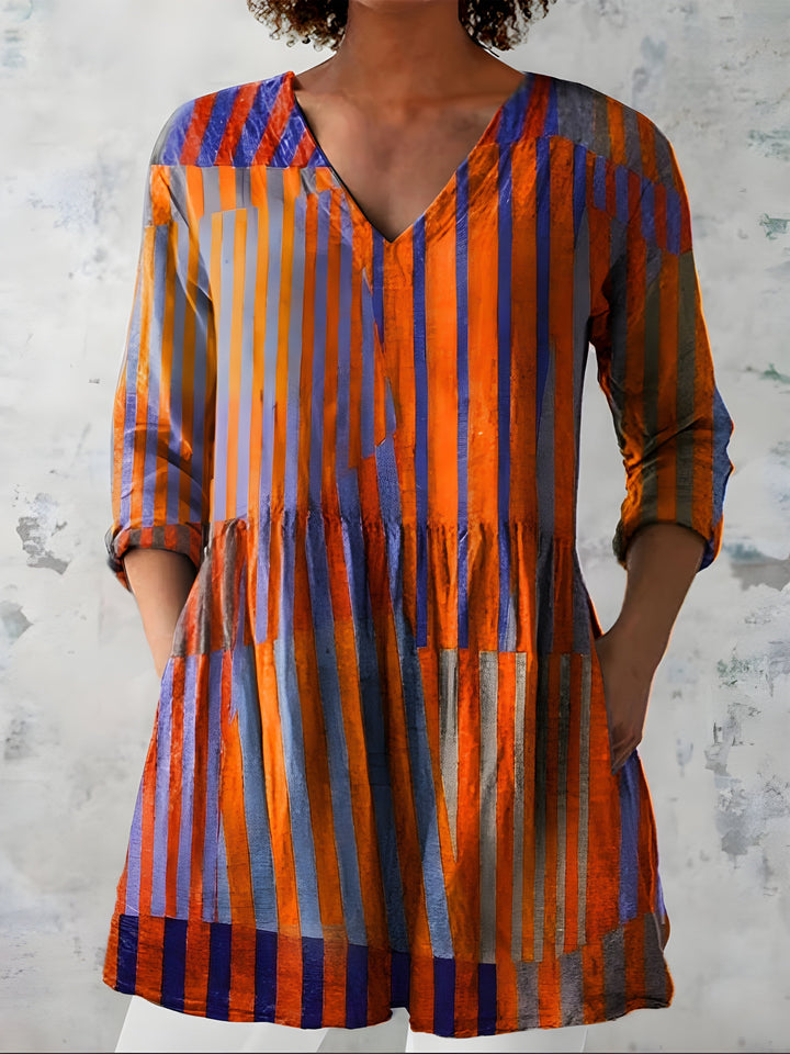 Amaia | Blouse Longue avec Décolleté en V