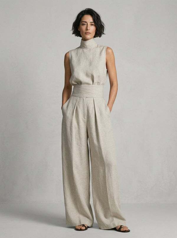 Nuria | Ensemble de top sans manches minimaliste