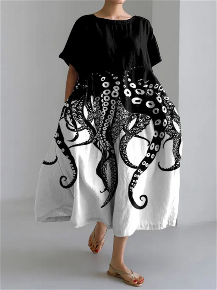 Raffelo Robe d'été fleurie