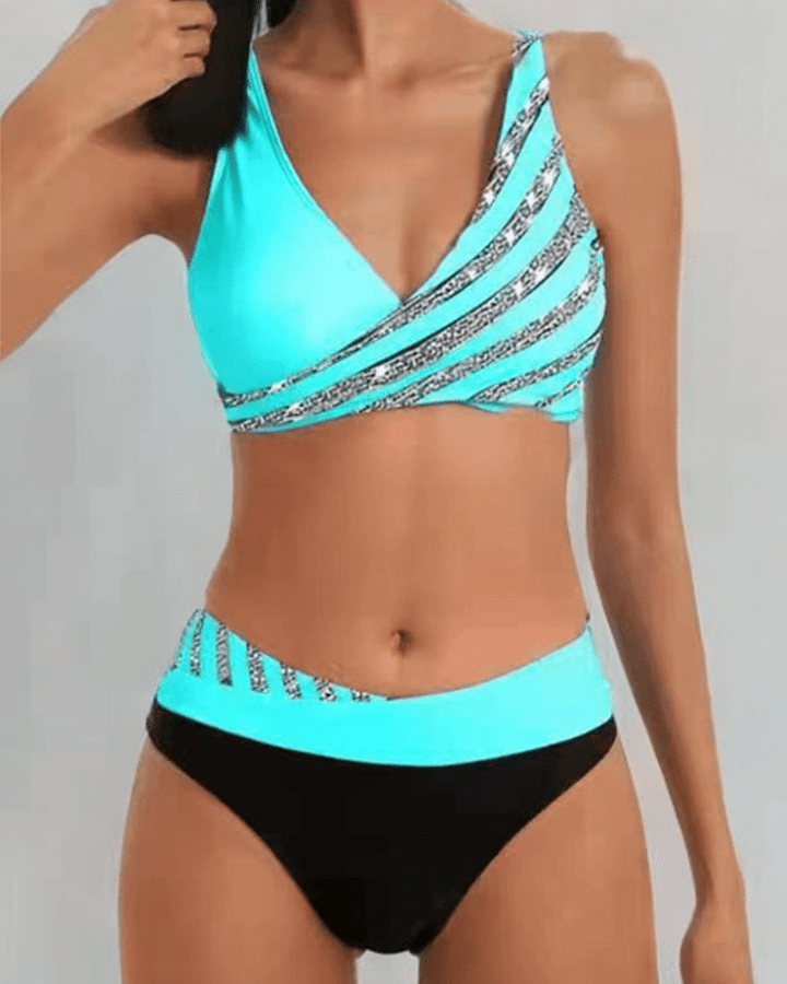 Candela™ | Bikini imprimé aux tons chauds - North & Co. Canada