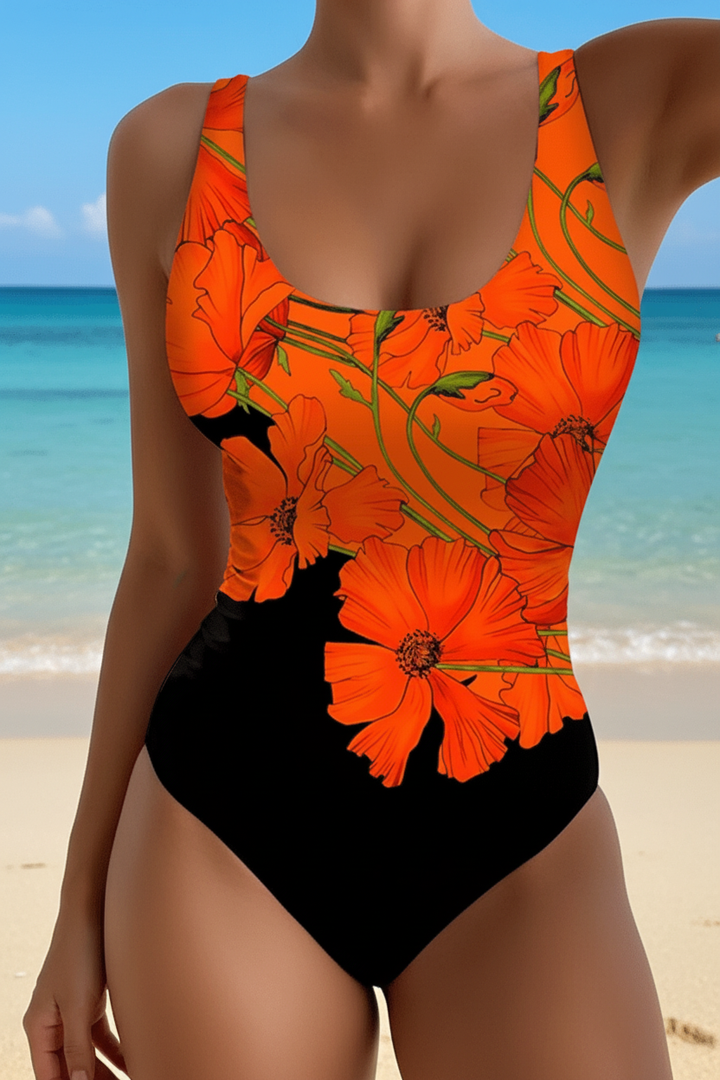 Ellie™ | Maillot une pièce élégant à imprimé floral