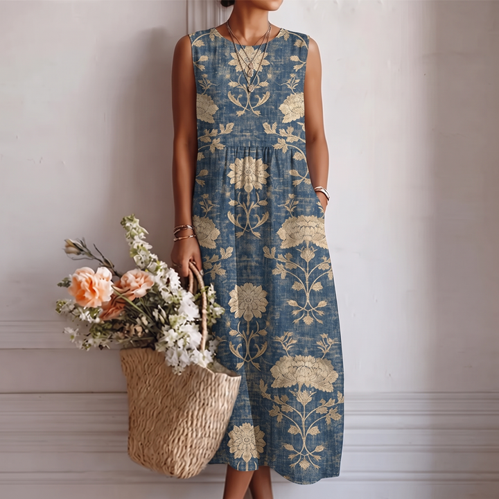 Aurora™ | Robe Midi Florale Classique
