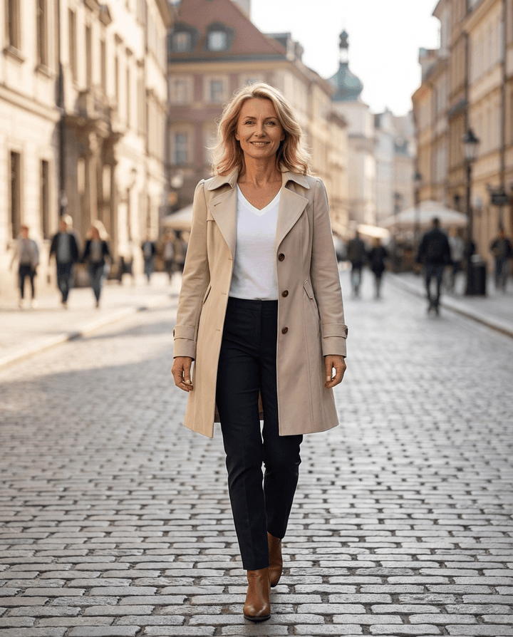 Olivia – Manteau d'été vintage élégant - North & Co. Canada