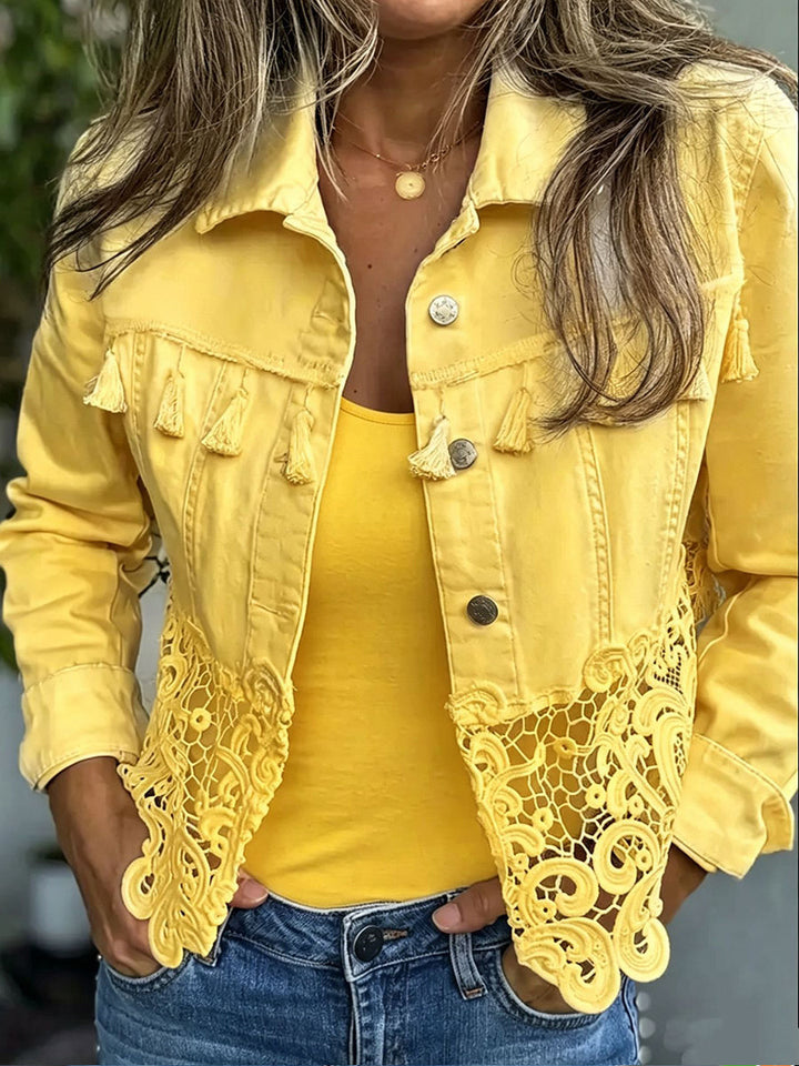 Kambria™ | Veste à Franges et Dentelle