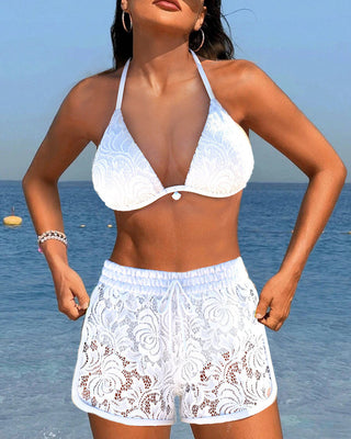 Sofía™ | Bikini élégant en dentelle lisse