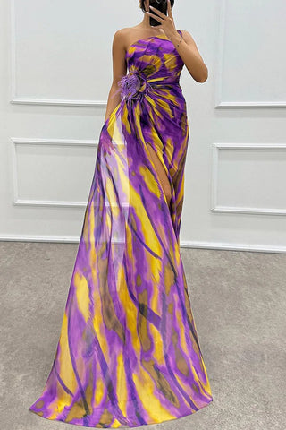 Nicolette | Robe de Soirée Drapée à Une Épaule