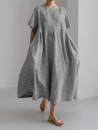 Robe d'été à fleurs blanche
