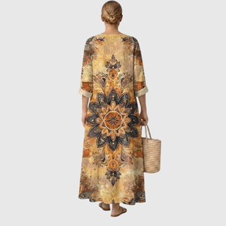 Dora™ | Robe Florale Élégance Naturelle