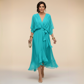 Monica | Robe à col en V