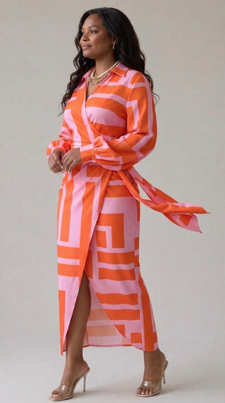 Eloise | Robe Portefeuille Imprimée