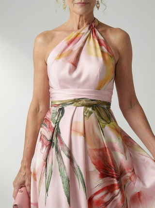 Robe longue légère à fleurs Amiel™