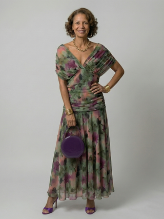 Calen | Robes Midi Fluides Off Shoulder
