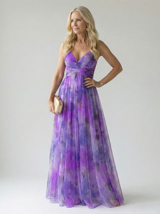 Lindsay | Robe Maxi à Enveloppe Fluide
