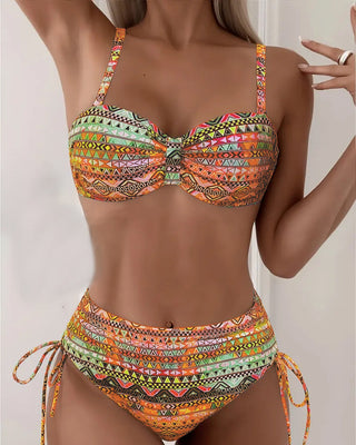 Jada™ | Ensemble bikini sexy à imprimé ethnique