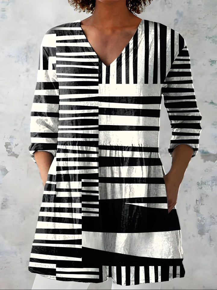 Sienna | Blouse Longue avec Décolleté en V