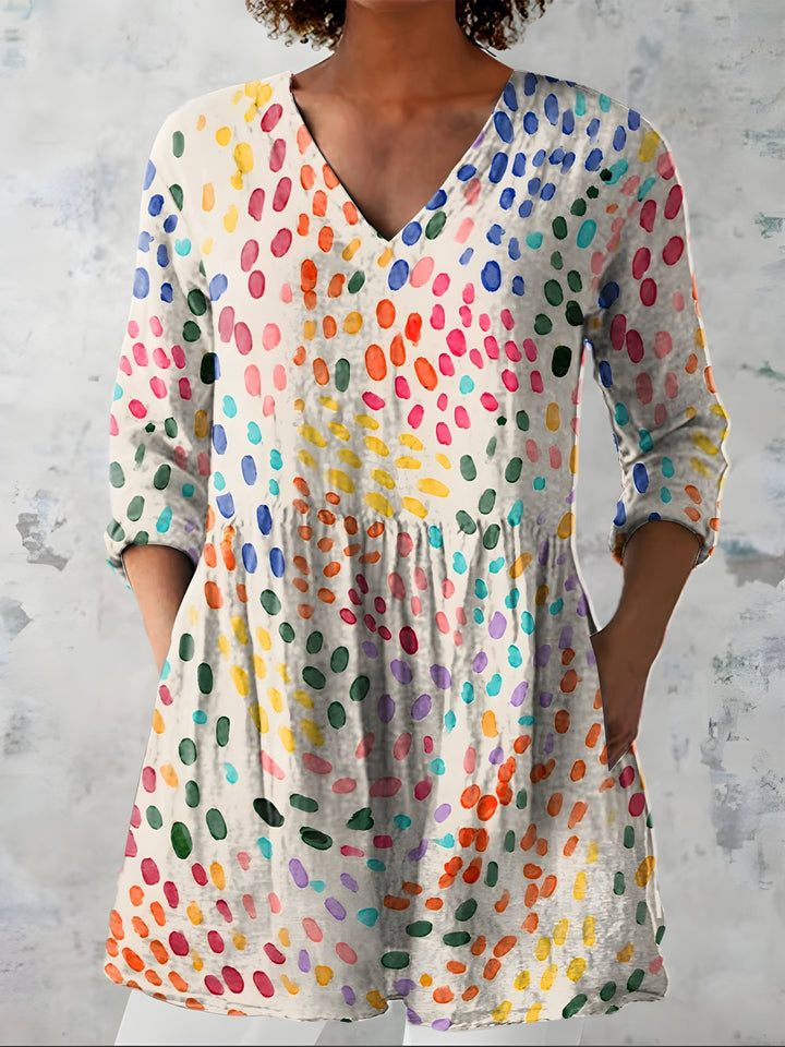Everlee | Blouse Longue avec Col en V