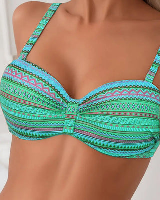 Rosa™ | Bikini deux-pièces à imprimé rayé