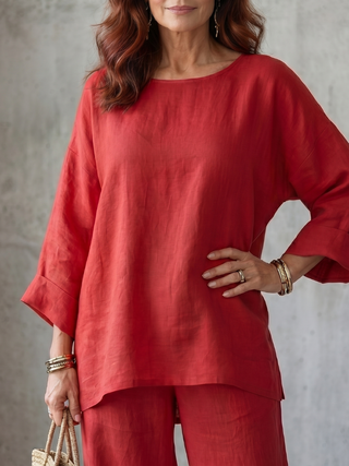 Prue | Ensemble Tunique Oversize Pantalon Large