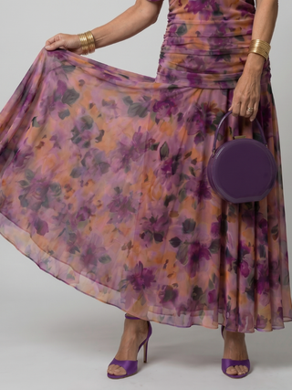 Calen | Robe Midi Décontractée à Épaules Dénudées