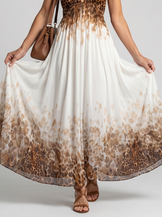 Sophie | Robe Maxi Halter Fluide