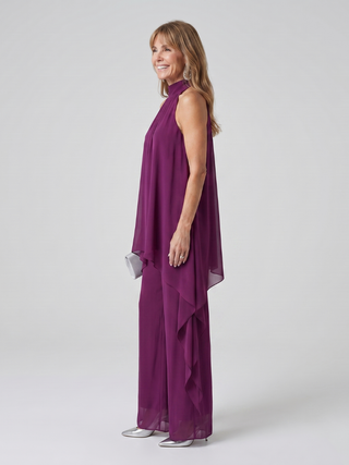 Bearim | Ensemble Tunique Asymétrique à Encolure Halter