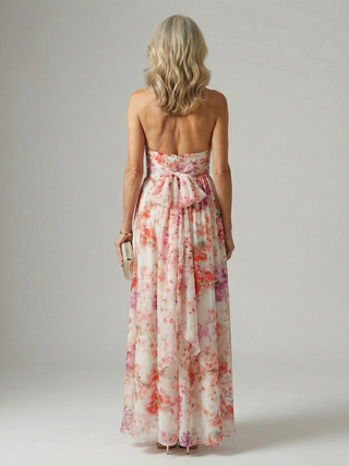 Cassandra | Robe Maxi Florale Élégante