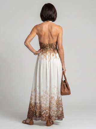 Sophie | Robe Maxi Halter Fluide