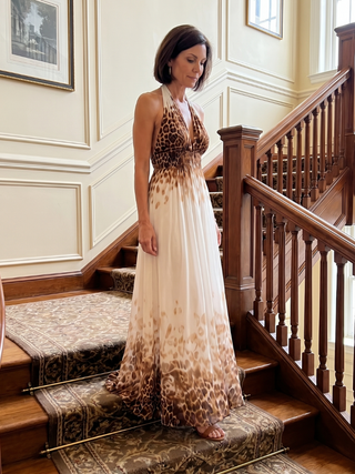 Sophie | Robe Maxi Halter Fluide