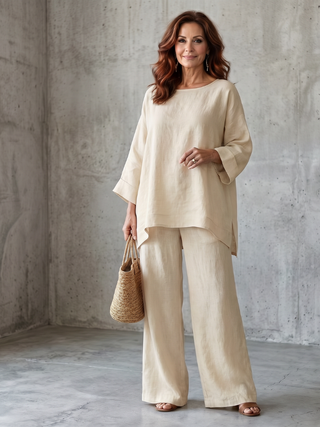 Prue | Ensemble Tunique Oversize Pantalon Large