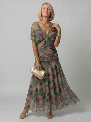 Audra | Robe Midi Fluide Décolletée