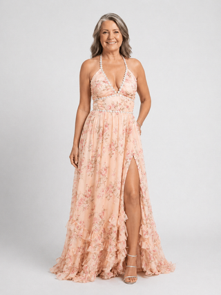 Cora | Robe Maxi à Volants Romantique