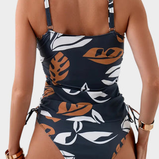 Carmen™ | Bikini à imprimé de feuilles tropicales