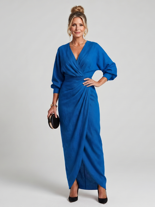 Cecilia | Robe Midi Drapée