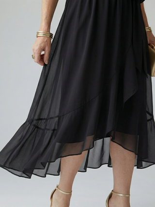 Mireille | Robe Midi Doucement Drapée