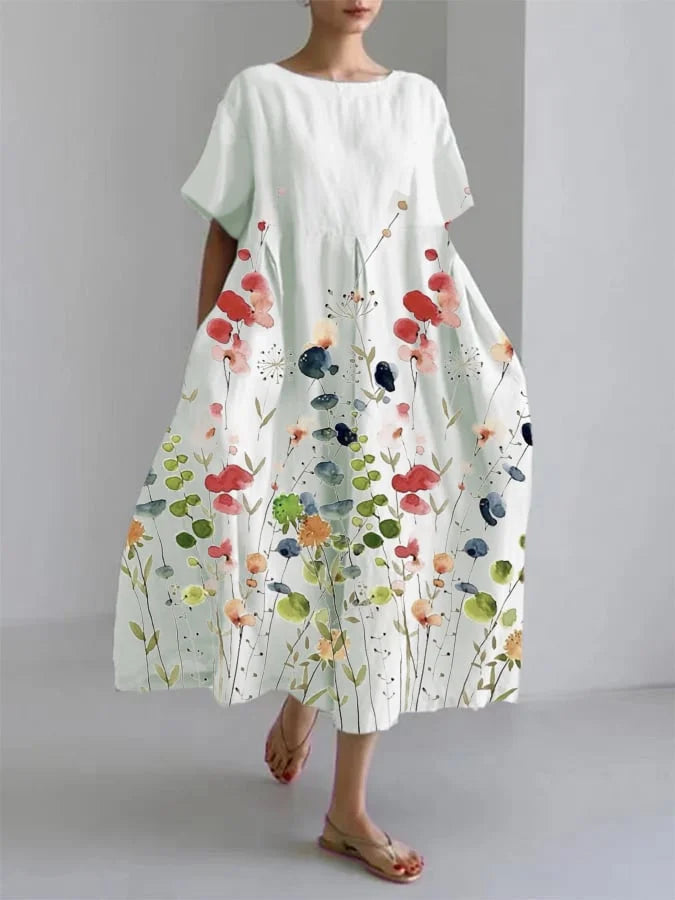 Flereti Robe d’été fleurie
