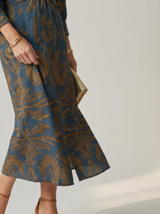 Maureen | Robe Midi à Devant Torsadé
