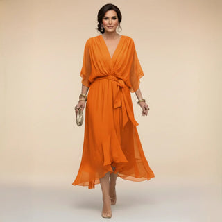 Monica | Robe à col en V