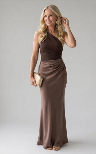 Lena | Robe Maxi à Une Épaule