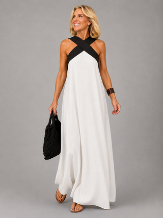 Velora™ | Robe Maxi Élégance Croisée