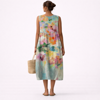 Carla™ | Robe Midi Multicolore Élégante