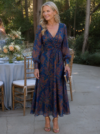 Iris | Robe Midi Taille Twist