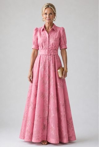 Rosella | Robe Maxi Fleurie Ceinturée