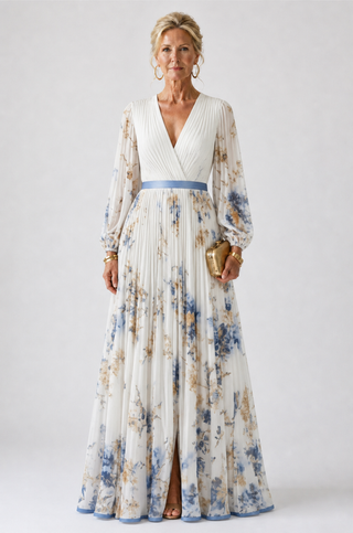 Sybil | Robe Maxi Plissée Fluide