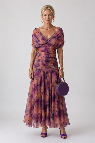 Audra | Robe Midi Fluide Décolletée