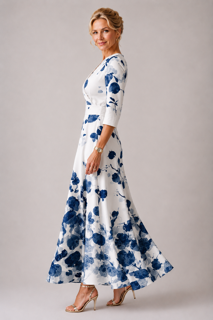 Bridget | Robe Maxi Florale Élégante
