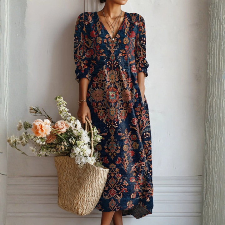 Adela™ | Robe Florale avec Charme