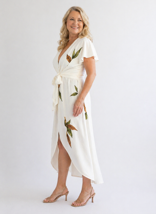 Cordelia | Robe Wrap Élégante